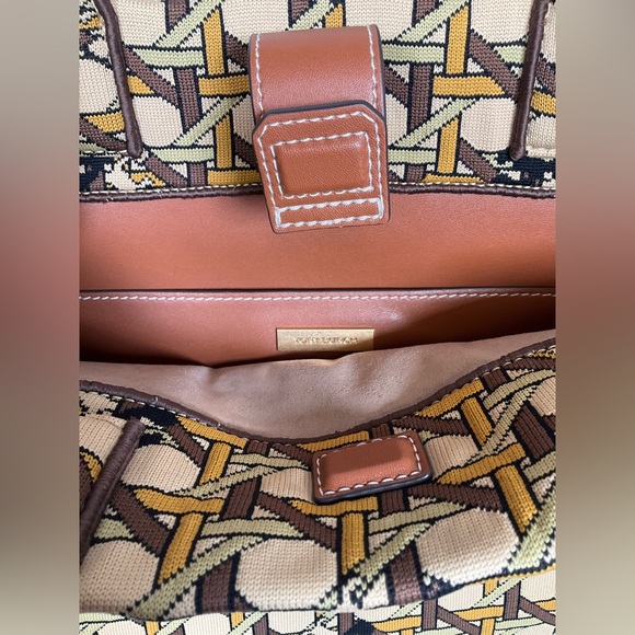 Tory Burch Ella Circular Knit Tote
Color: Tan Basketweave - Picture 7 of 13